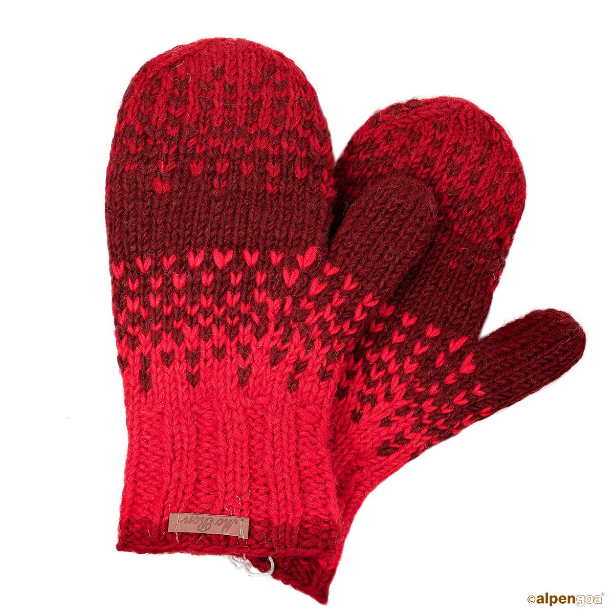 Fäustlinge Dobbanad Rot